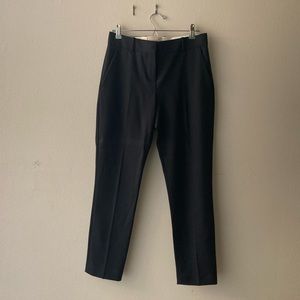 Everlane Navy Blue Cropped Wool Stretch Suit Straight Ankle Pants Size 4